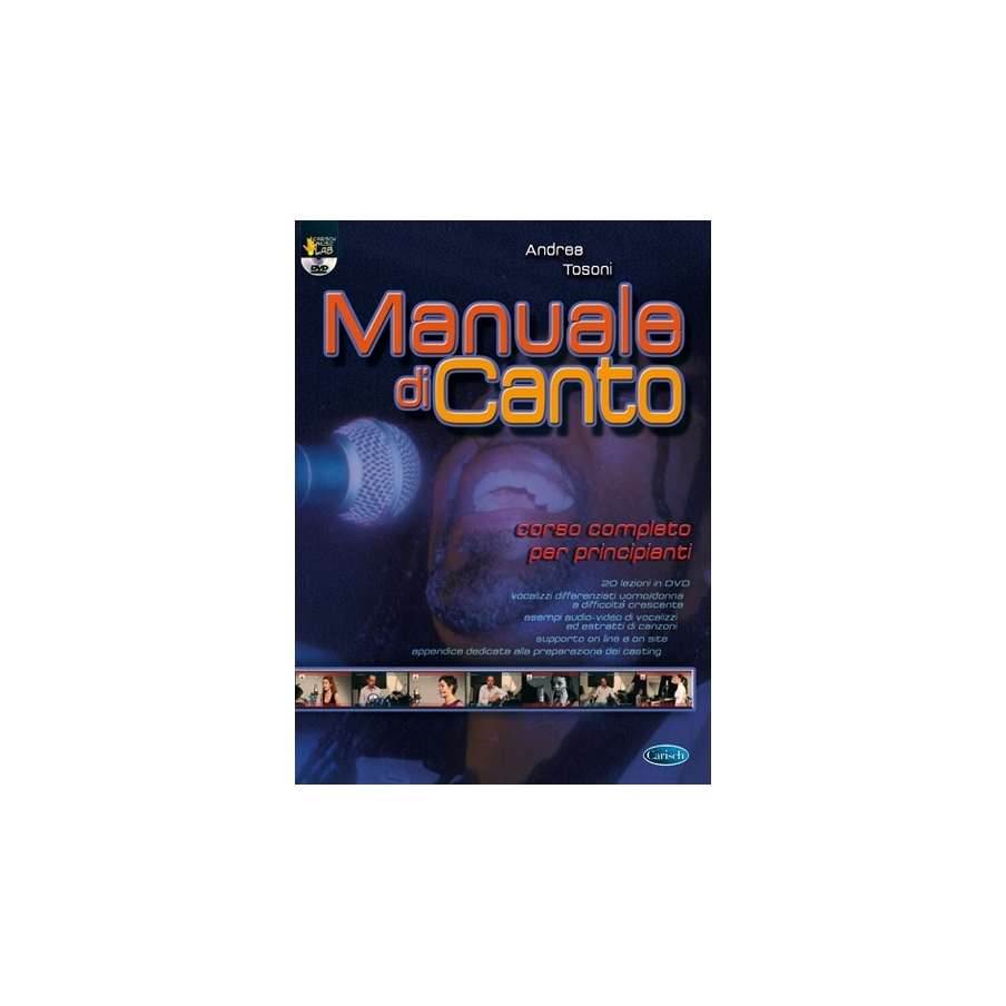 Tosoni, Andrea - Manuale Di Canto + Dvd