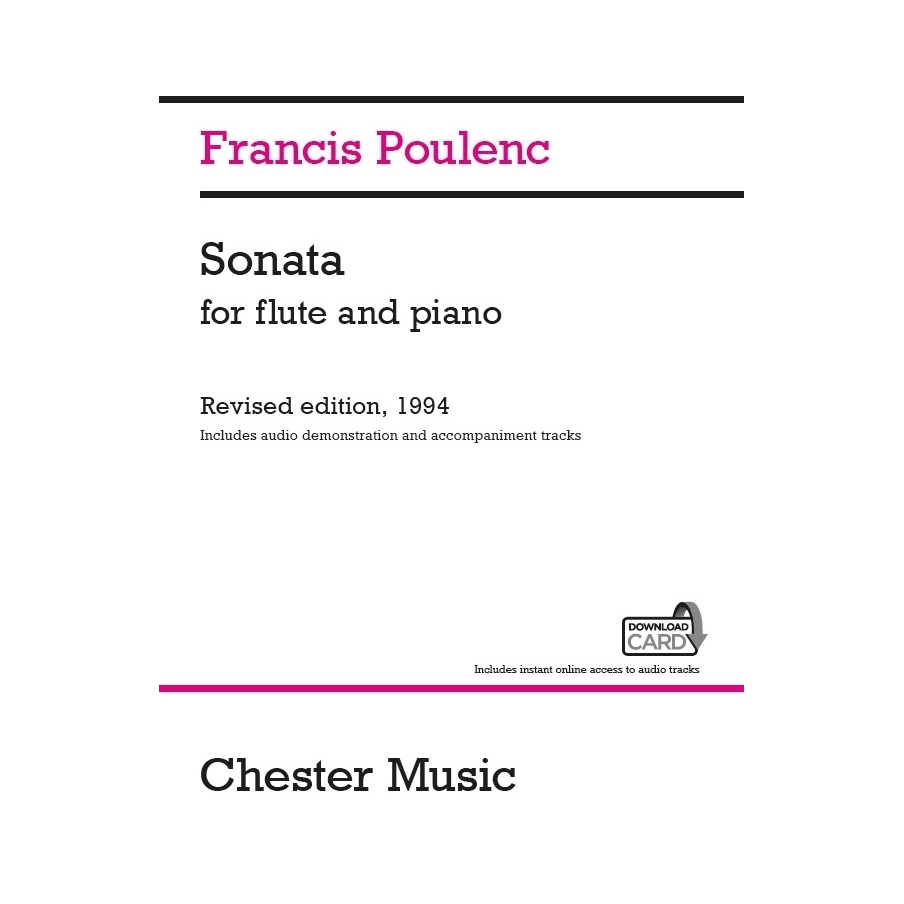 Poulenc, Francis - Sonata For Flute And Piano