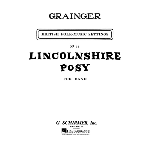 Grainger, George Percy Aldridge - Lincolnshire Posy 