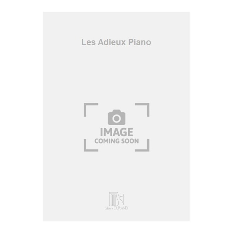 Weber, Carl Maria - Les Adieux Piano