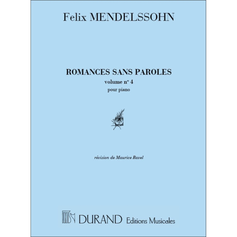 Bartholdy, Felix Mendelssohn - Romances Sans Paroles V4 Piano (29 A 38)