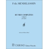 Bartholdy, Felix Mendelssohn - Oeuvres Vol 6 Piano