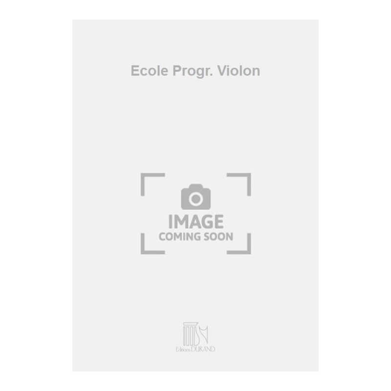 Steiger, Charles - Ecole Progr. Violon