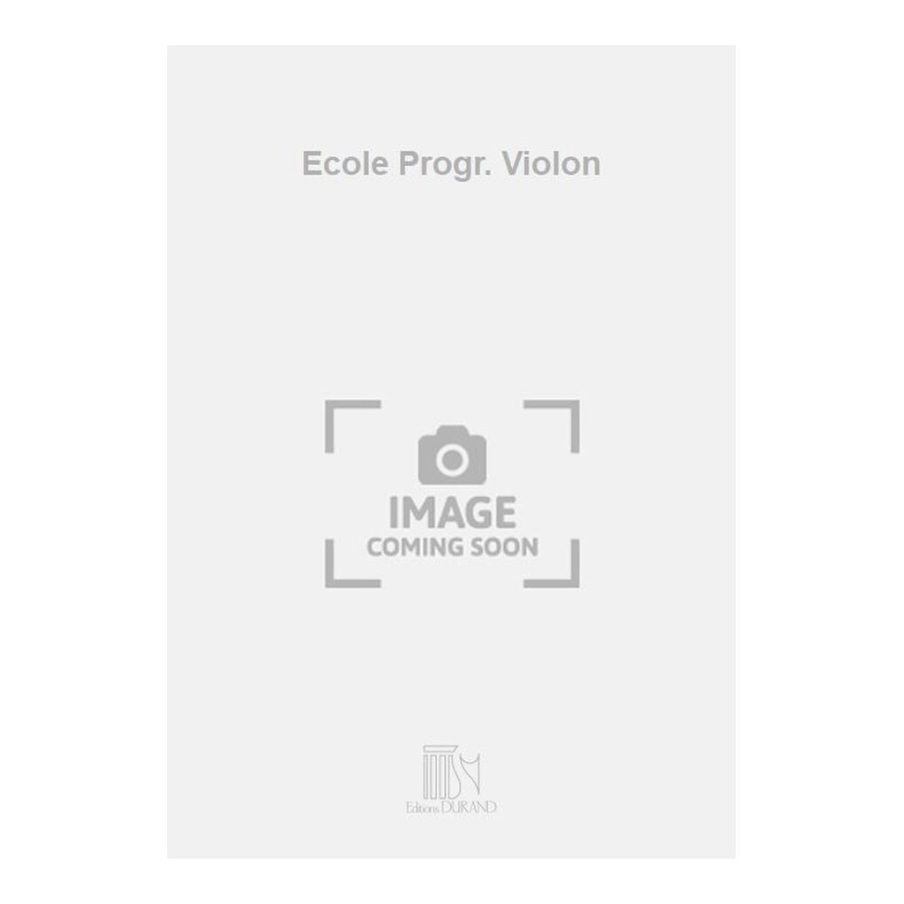 Steiger, Charles - Ecole Progr. Violon