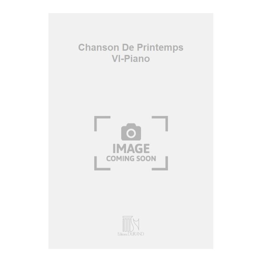 Bartholdy, Felix Mendelssohn - Chanson De Printemps Vl-Piano