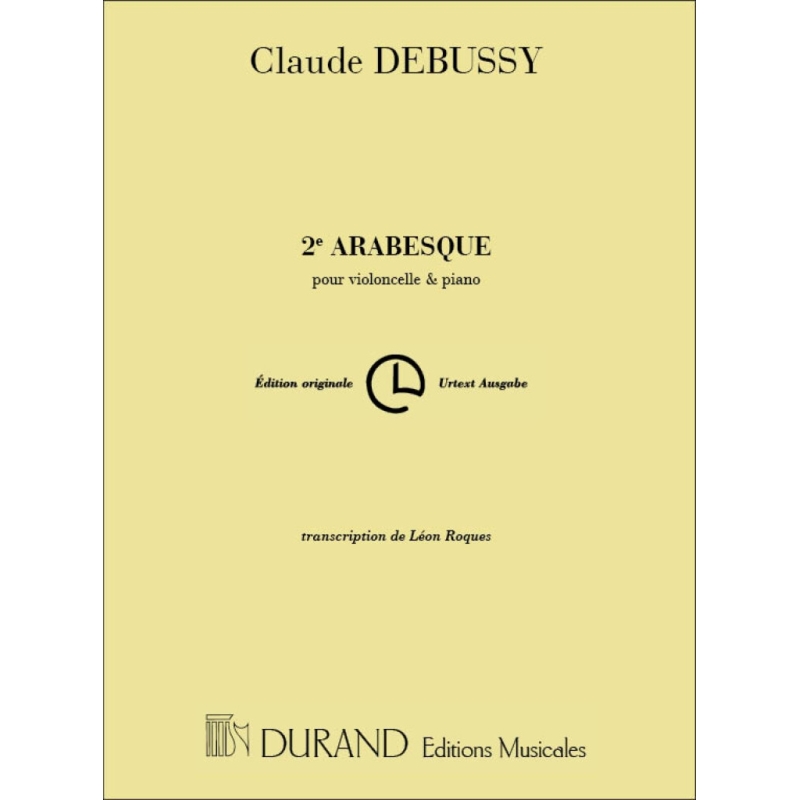 Debussy, Claude - Arabesque N 2 Vlc-Piano (Leon Roques