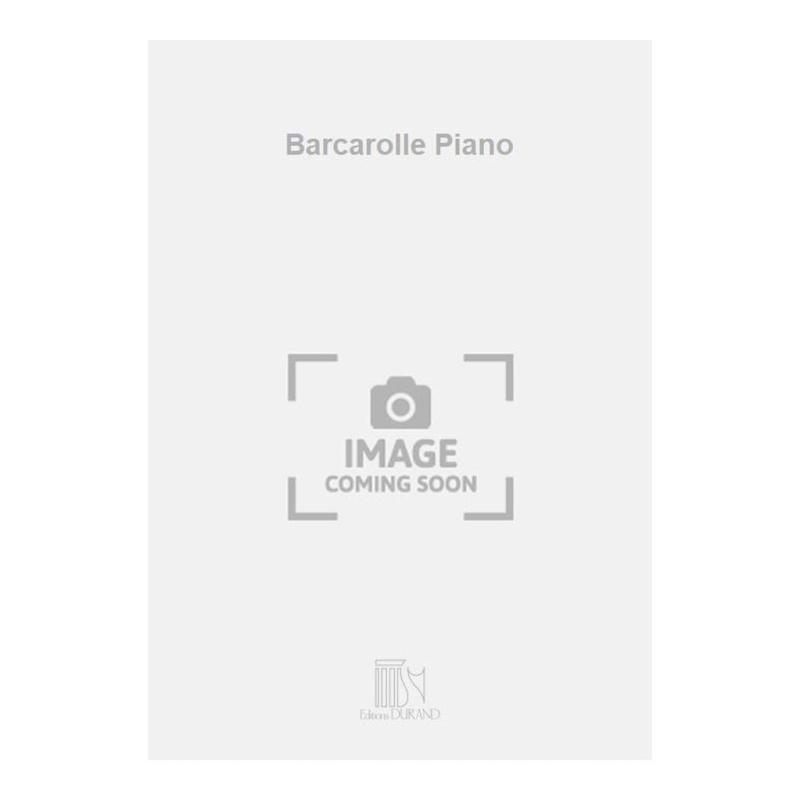 Waldteufel, Emile - Barcarolle Piano