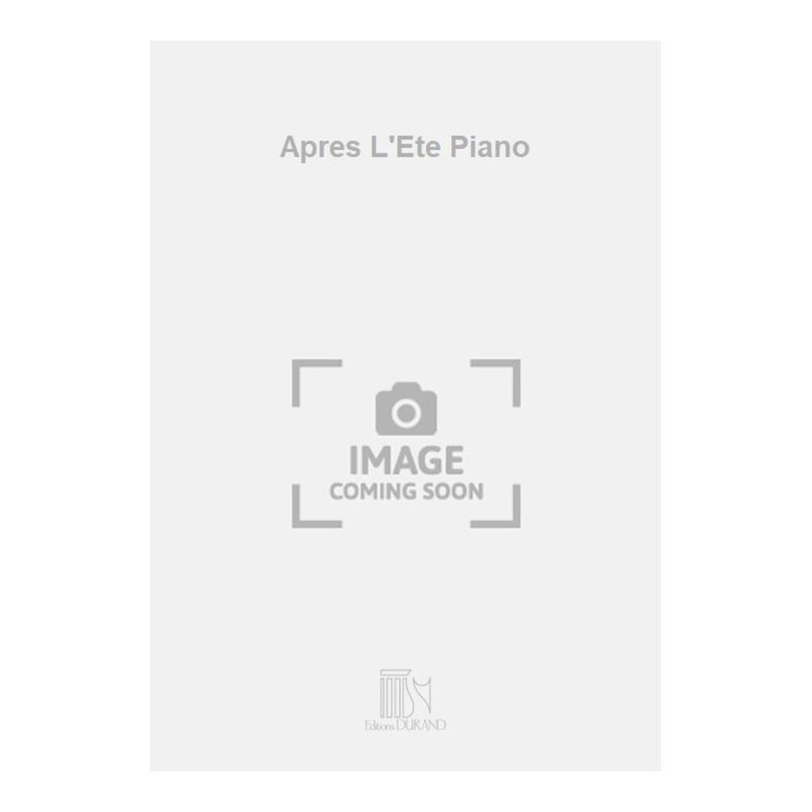 Schmitt, Florent - Apres L'Ete Piano