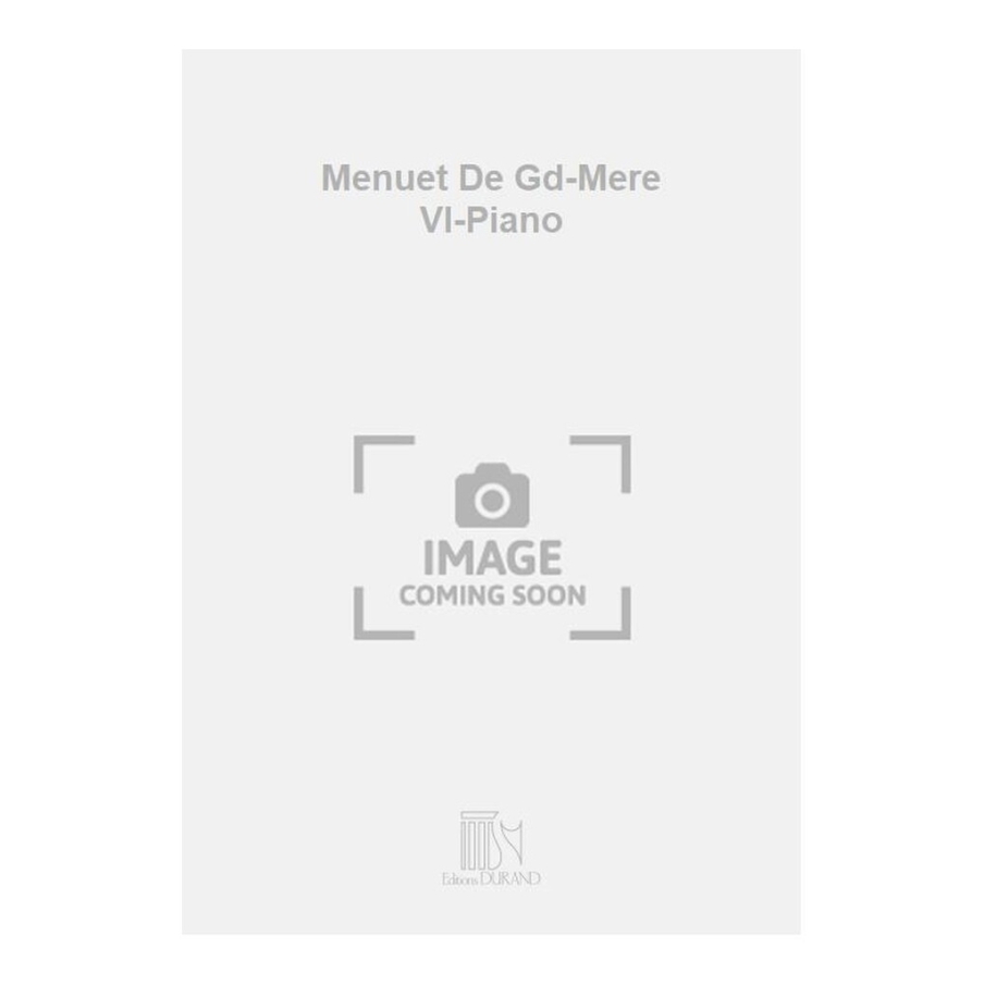 Steiger, Charles - Menuet De Gd-Mere Vl-Piano