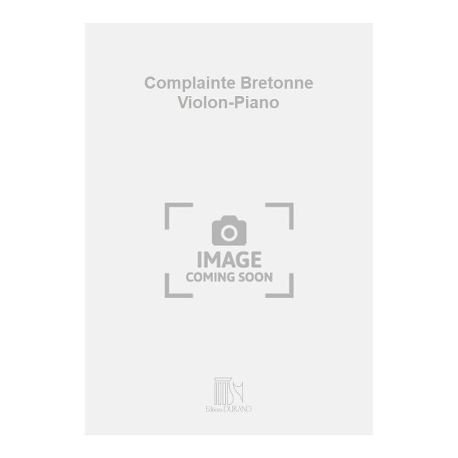 Steiger, Charles - Complainte Bretonne Violon-Piano
