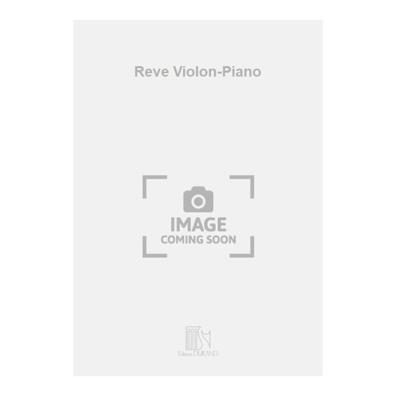 Weiller, Ernest - Reve Violon-Piano