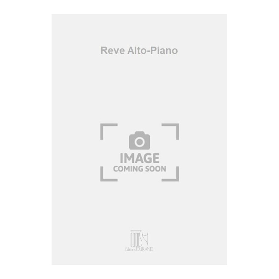 Weiller, Ernest - Reve Alto-Piano