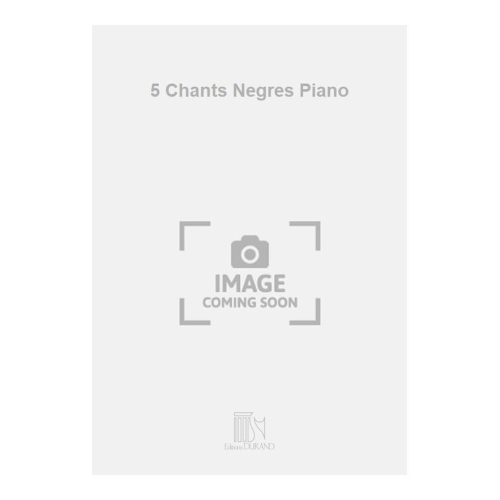 Fairchild, Blair - 5 Chants Negres Piano