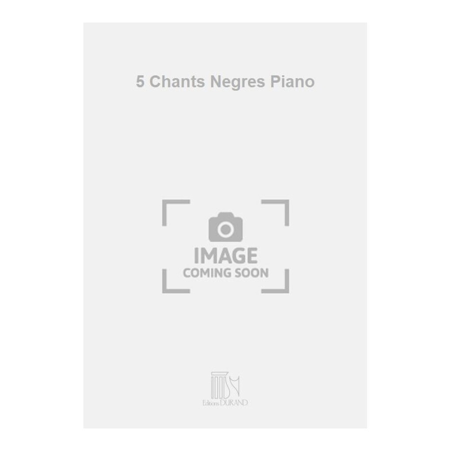 Fairchild, Blair - 5 Chants Negres Piano