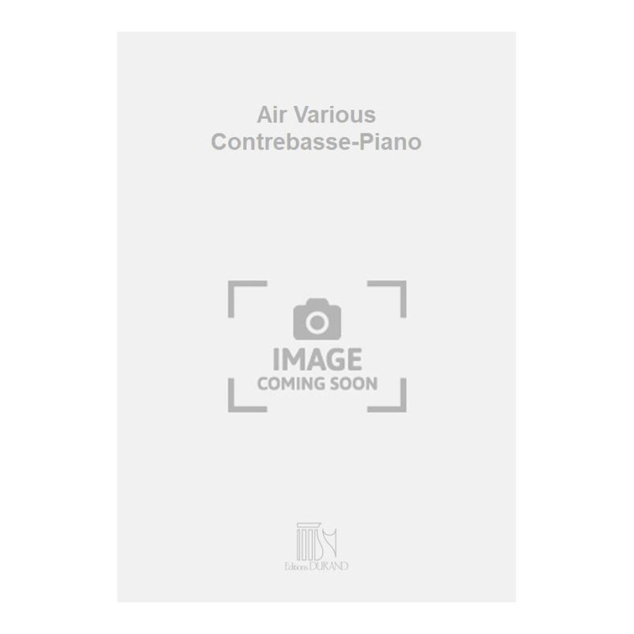 Pascal, Claude - Air Various Contrebasse-Piano