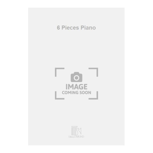 Aubin, Didier - 6 Pieces Piano