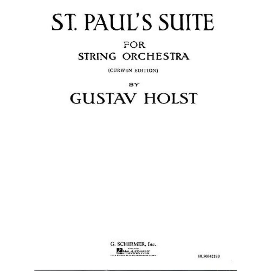 Holst, Gustav - St Pauls Suite (Score Only)