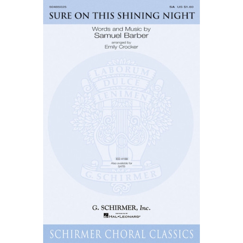 Barber, Samuel - Sure on This Shining Night