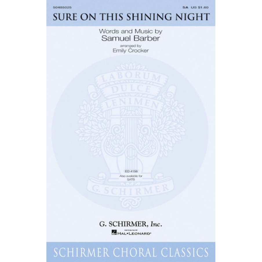 Barber, Samuel - Sure on This Shining Night