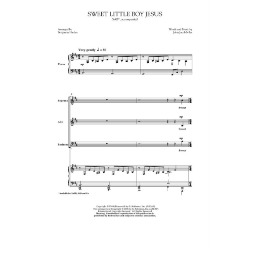 Niles, John Jacob - Sweet...