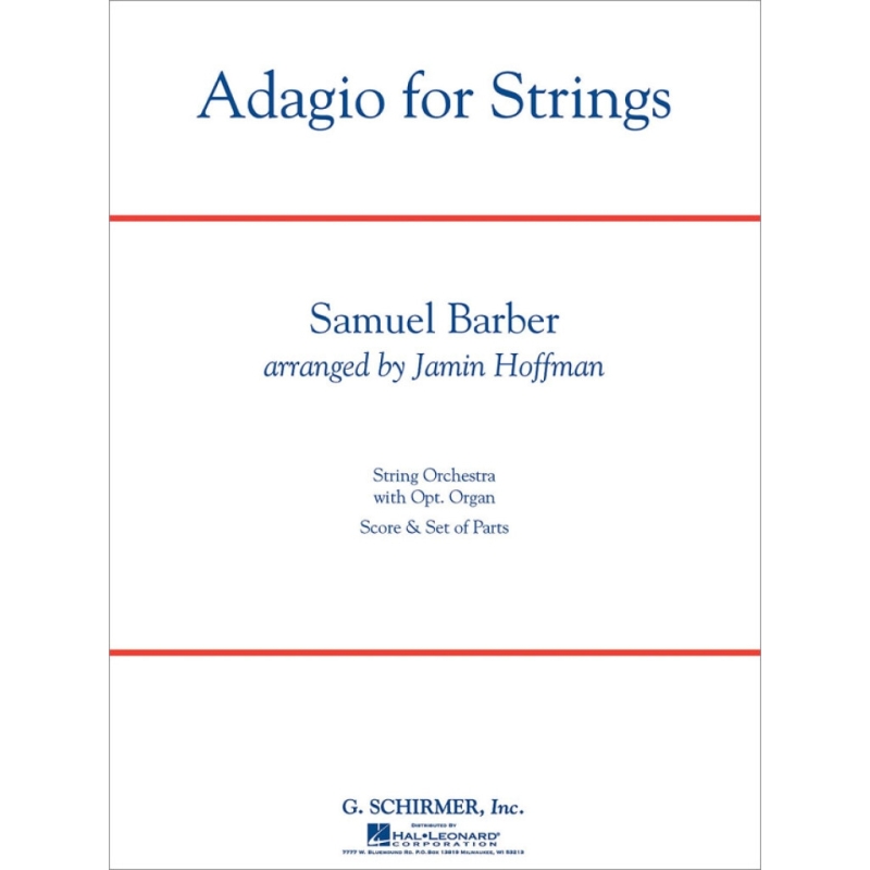 Barber, Samuel - Adagio For Strings - Score Only