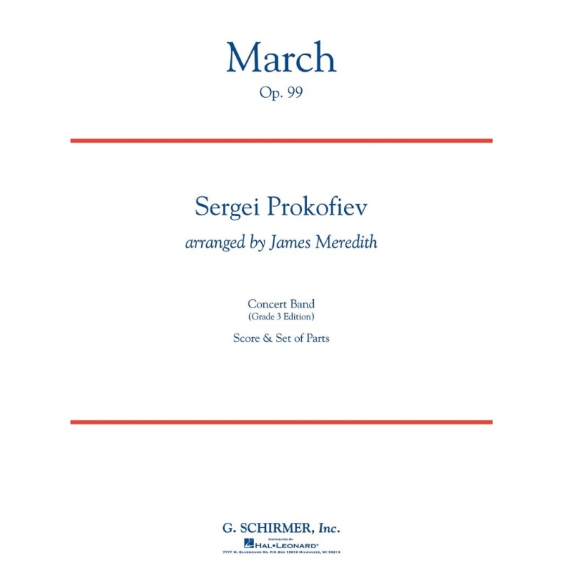 Prokofiev, Sergei - March, Op. 99
