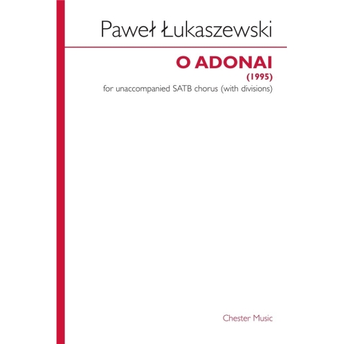Łukaszewski, Paweł - O Adonai