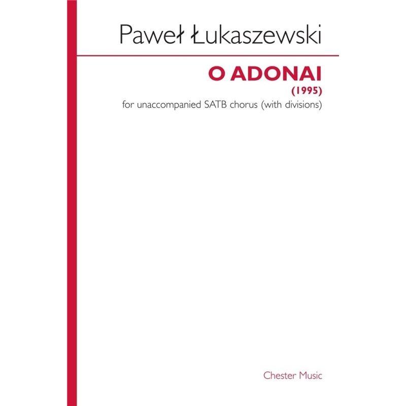 Łukaszewski, Paweł - O Adonai