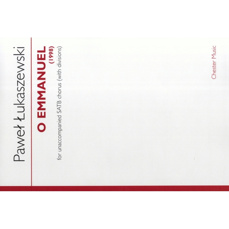 Łukaszewski, Paweł - O Emmanuel