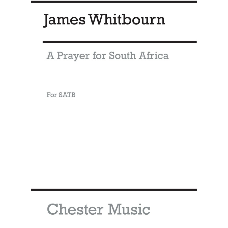 Whitbourn, James - A Prayer From South Africa