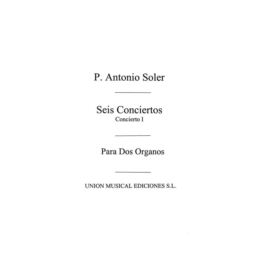 Soler: Concierto No.1 for 2 Organs Or 2 Pianos