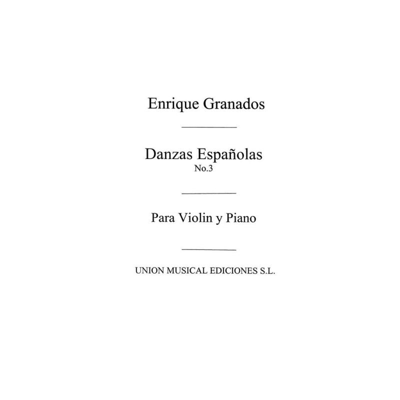 Danza Espanola No.3 Fandango