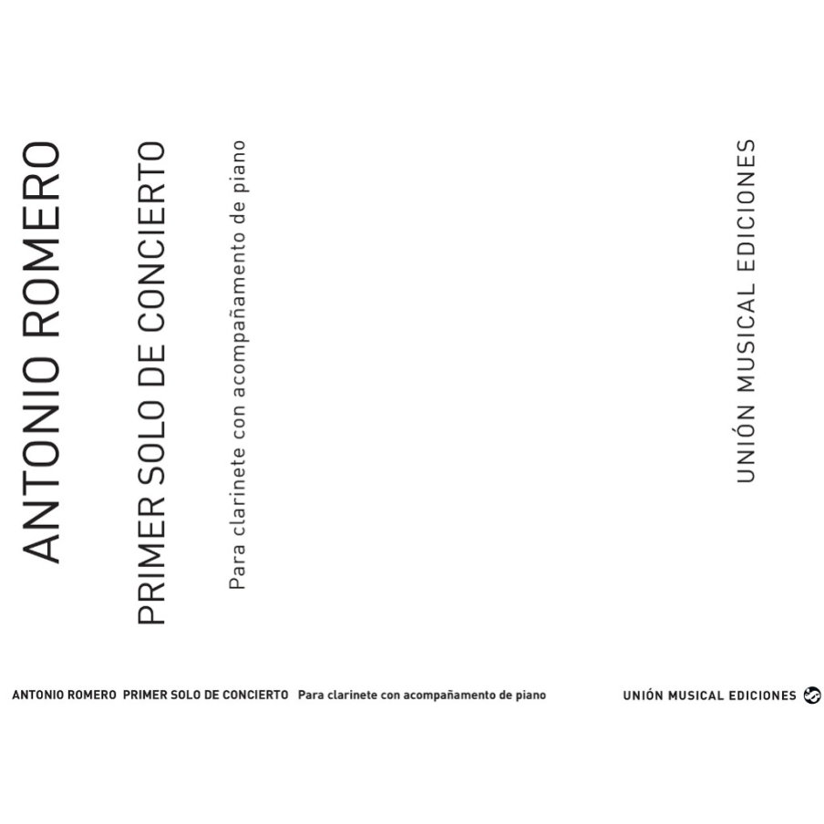 Antonio Romero: Primer Solo De Concierto