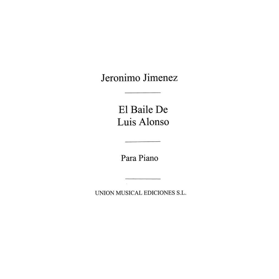 Gimenez: El Baile De Luis Alonso, Intermedio (Biok) for Accordion