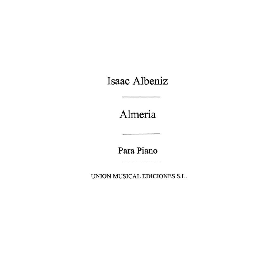 Albéniz, Isaac - Almeria From Iberia (Surinach)