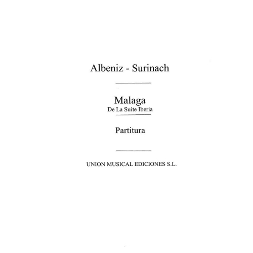 Albéniz, Isaac - Malaga...