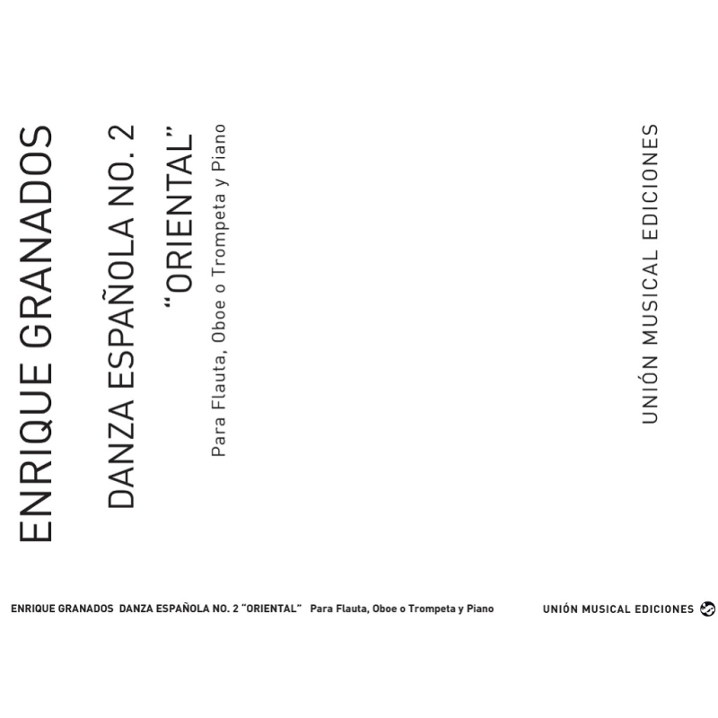 Granados: Danza Espanola No.2 Oriental (Amaz) for Flute and Piano
