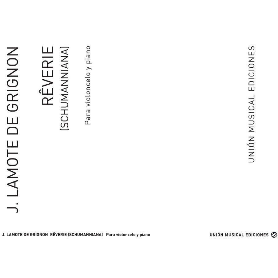 Lamote De Grignon: Reverie (Amaz) for Cello and Piano