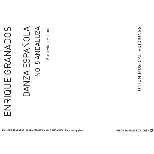 Granados: Danza Espanola No.5 Andaluza(Amaz) for Viola and Piano