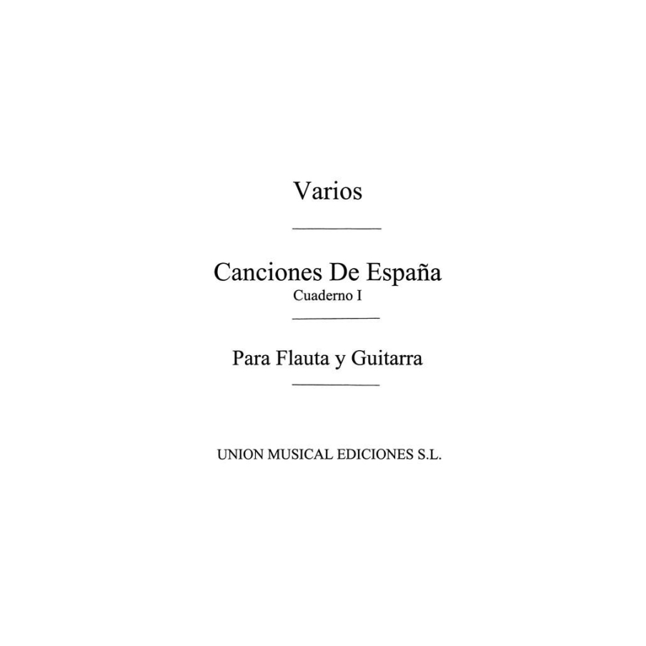 Varios: Canciones De Espana 4 Vols.