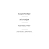 Rodrigo, Joaquín - Aria Antigua Para Flauta Y Piano