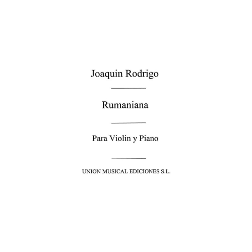 Rodrigo, Joaquín - Rumaniana