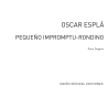 Oscar Espla: Pequeno Impromptu For Organ