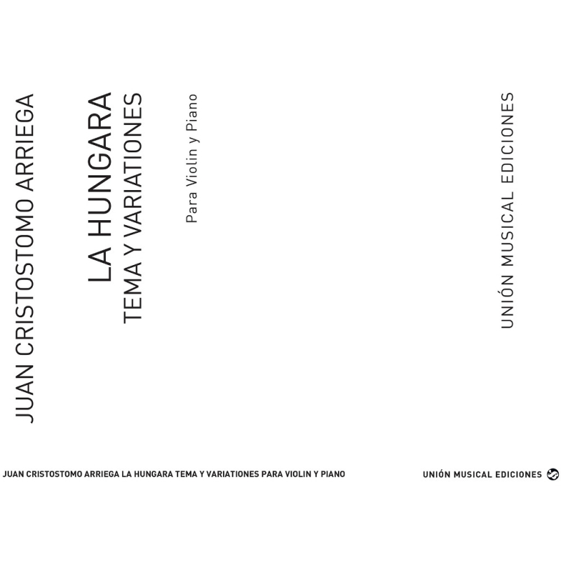 Arriaga: La Hungara for Violin and Piano