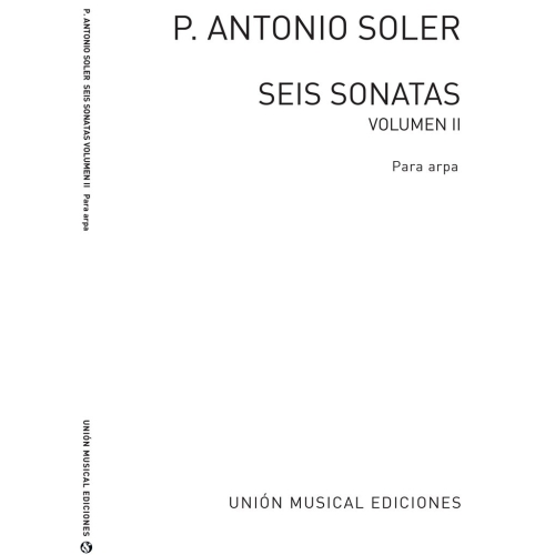 Soler: Seis Sonatas Vol.2 (Calvo Manzano) for Harp