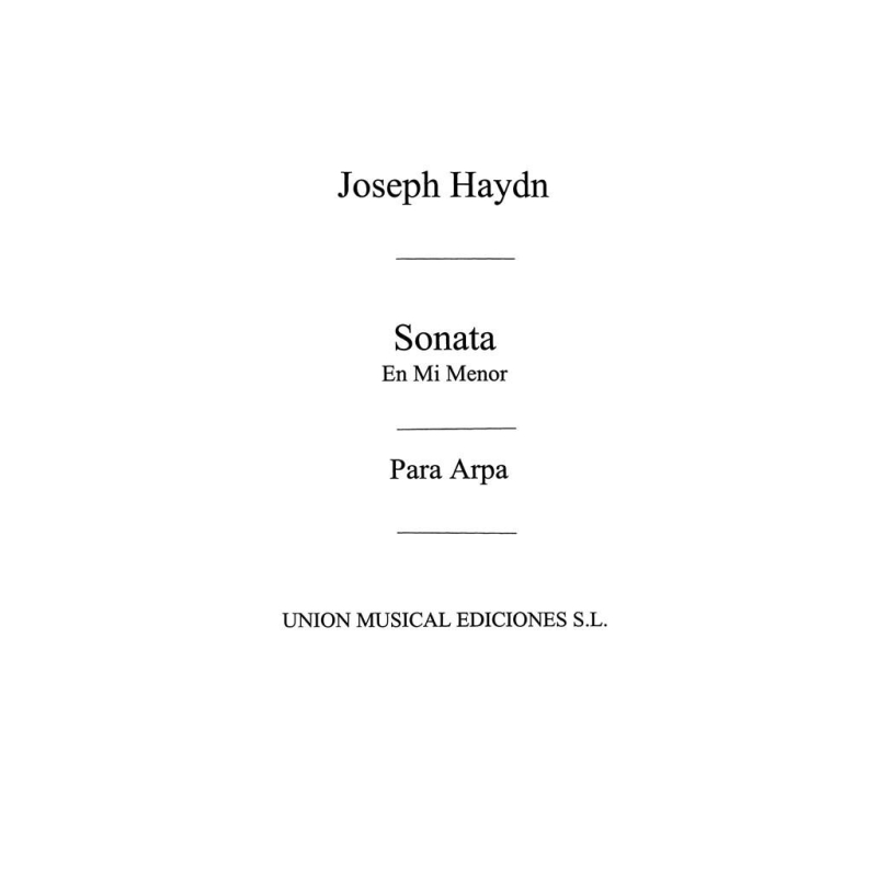 Haydn: Sonata for Harp