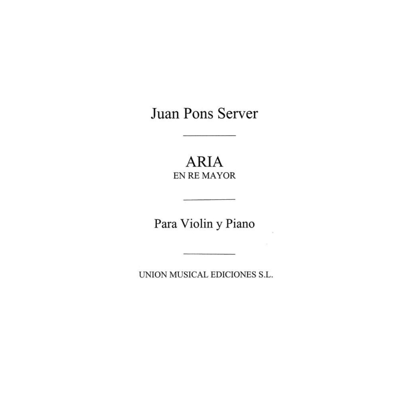 Pons Server: Aria In Re Mayor