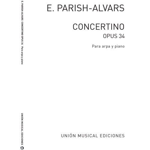 Parish Alvars Concertino Op.34 Hrp/pf (manuscript Edition)