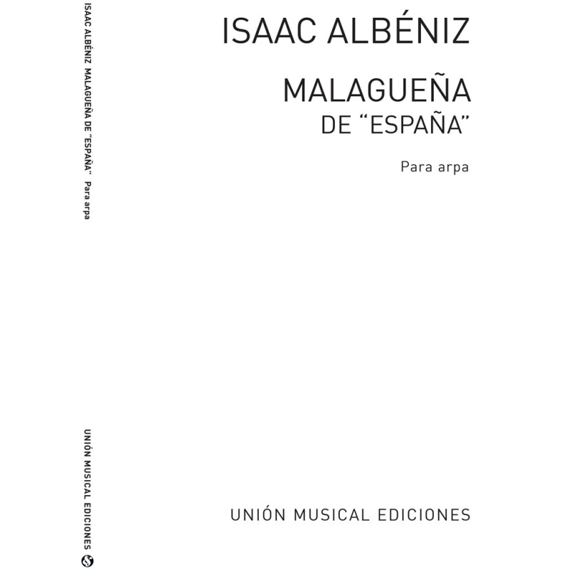 Albeniz: Malaguena (Zabaleta) for Harp