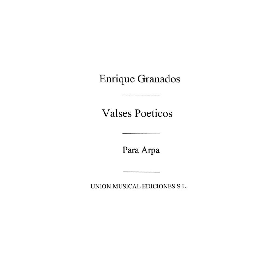Valses Poeticos